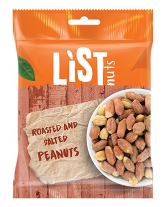 Picture of LIST ROASTED & SALTED PEANUTS 150GR 89C